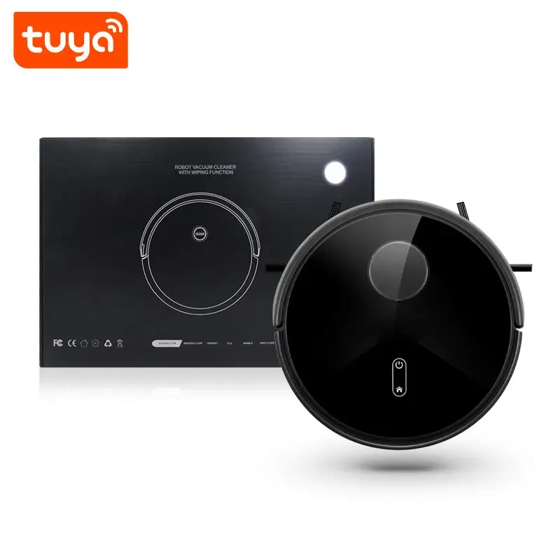 Tuya Smart WiFi Floor Sweeping Robot Vacuum Cleaner with Laser Navigation