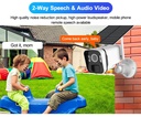 Vesafe Solar Battery 8CH IP Camera