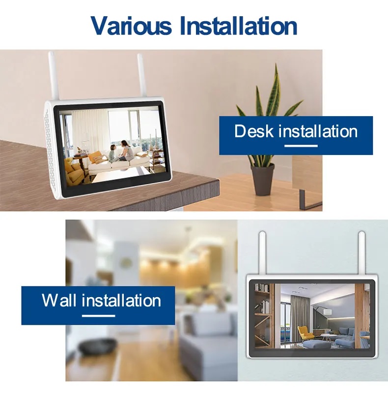 Vesafe Solar Battery 8CH IP Camera