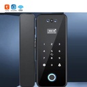 WIFI 3D Face Glass Door Lock with Screen Model PST-R400G (A,C)