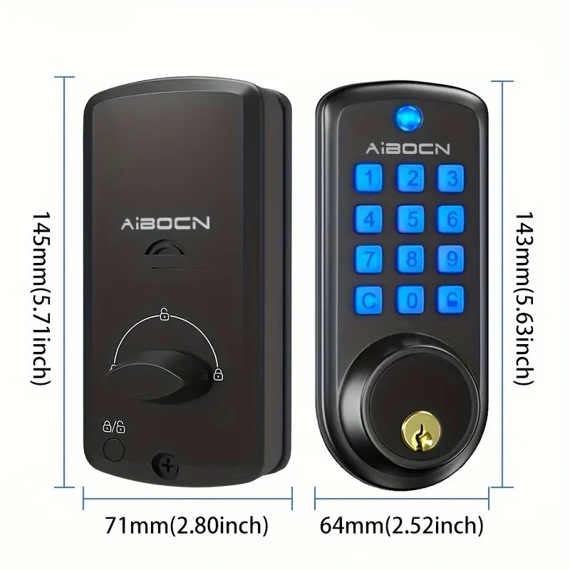 AiBOCN Keyless Code Door Luck