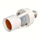 E27 LED Light Bulb Holder With Pir Motion Sensor