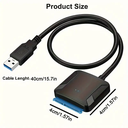 SATA To USB 3.0 Adapter Cable External Hard Drive