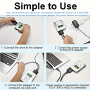 SATA To USB 3.0 Adapter Cable External Hard Drive
