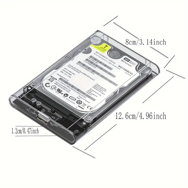 MAXBASE 6.35cm SATA SSD/HDD Case