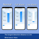 RF433 with WiFi Contactless Remote Alarm Ultrasonic Liquid Level Water Tank Monitor