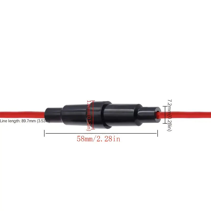 Cassette Fuse Holder Lead Sleeves