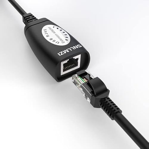 USB to Cat5 Adapter - USB 2.0 Extender Over RJ45 Ethernet