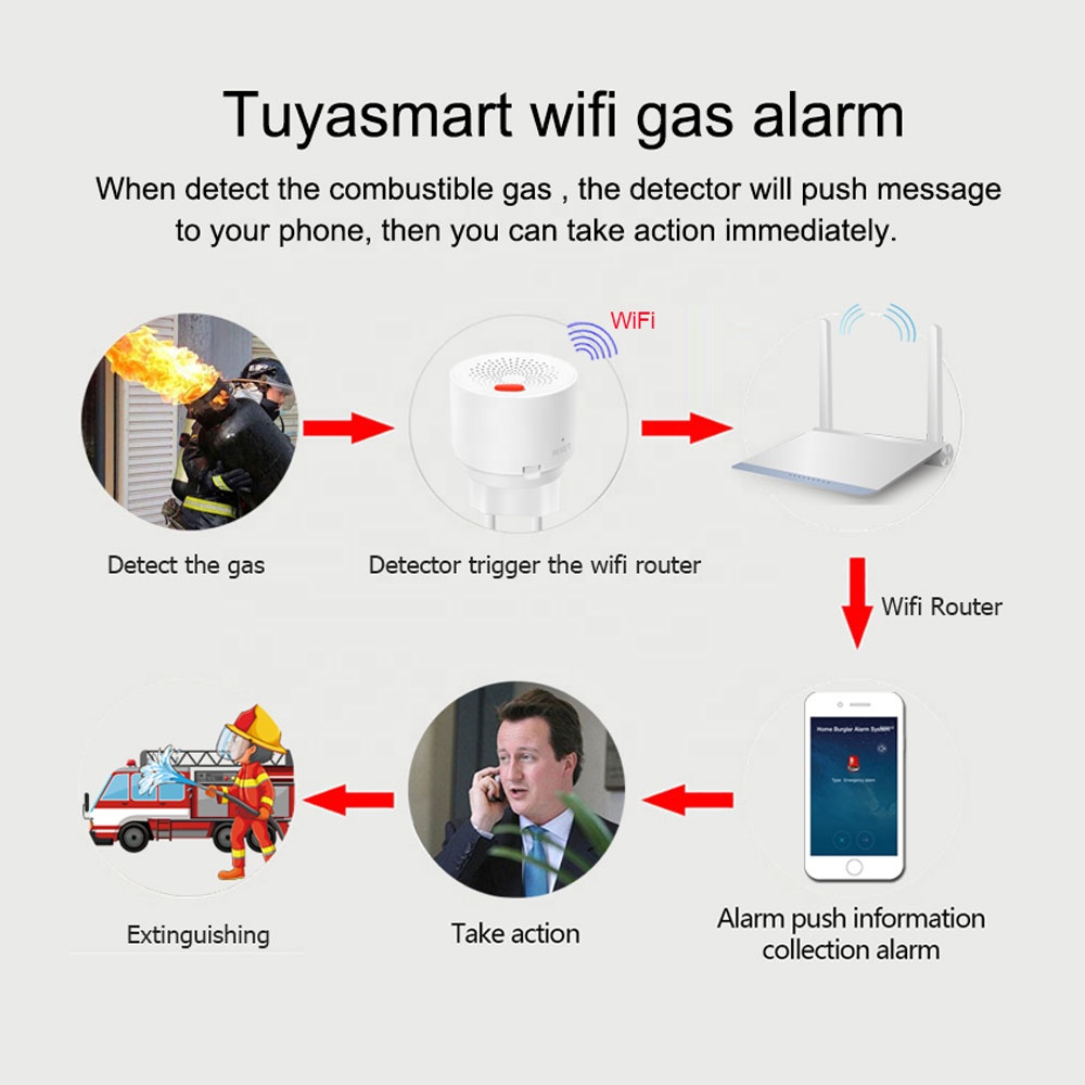 Gas Sensor Detector PST-RQ400A