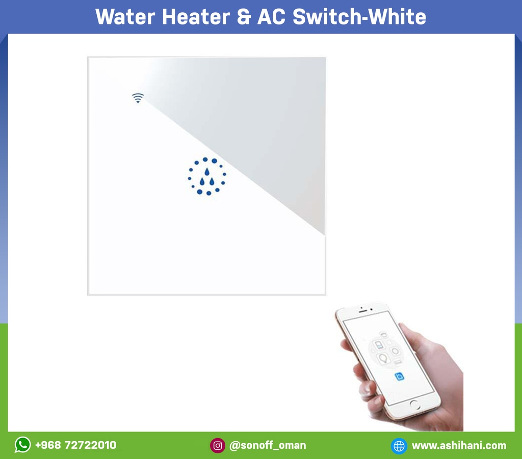 Water Heater & AC Switch-White