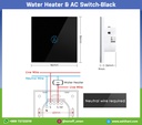 Water Heater & AC Switch-black