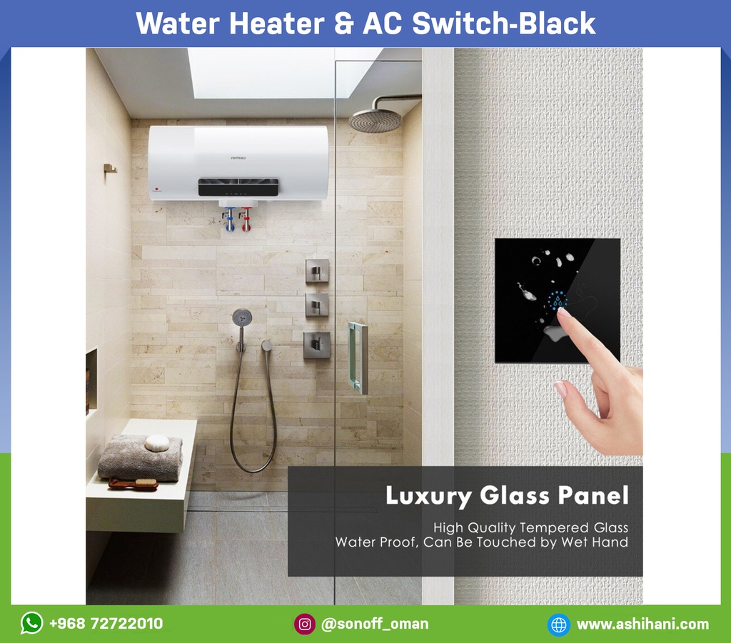 Water Heater & AC Switch-black