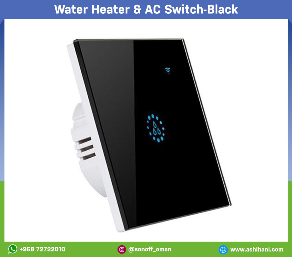 Water Heater & AC Switch-black