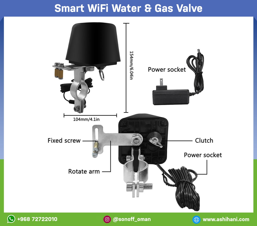 Smart WiFi Water & Gas Valve