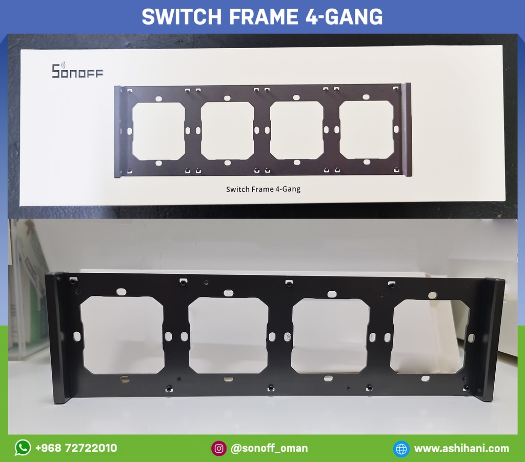 Switch frame 4-gang