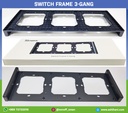 Switch frame 3-gang