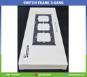 Switch frame 3-gang