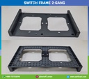 Switch frame 2-gang