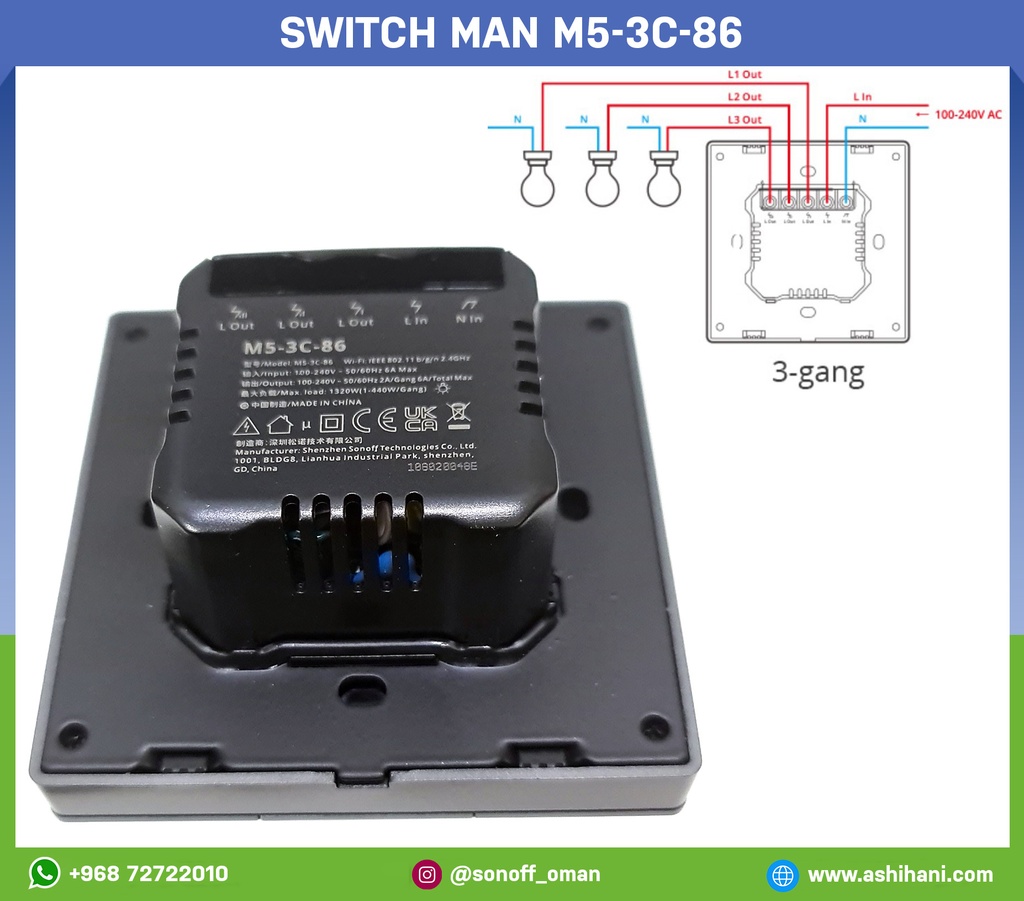 Switch Man M5-3C-86