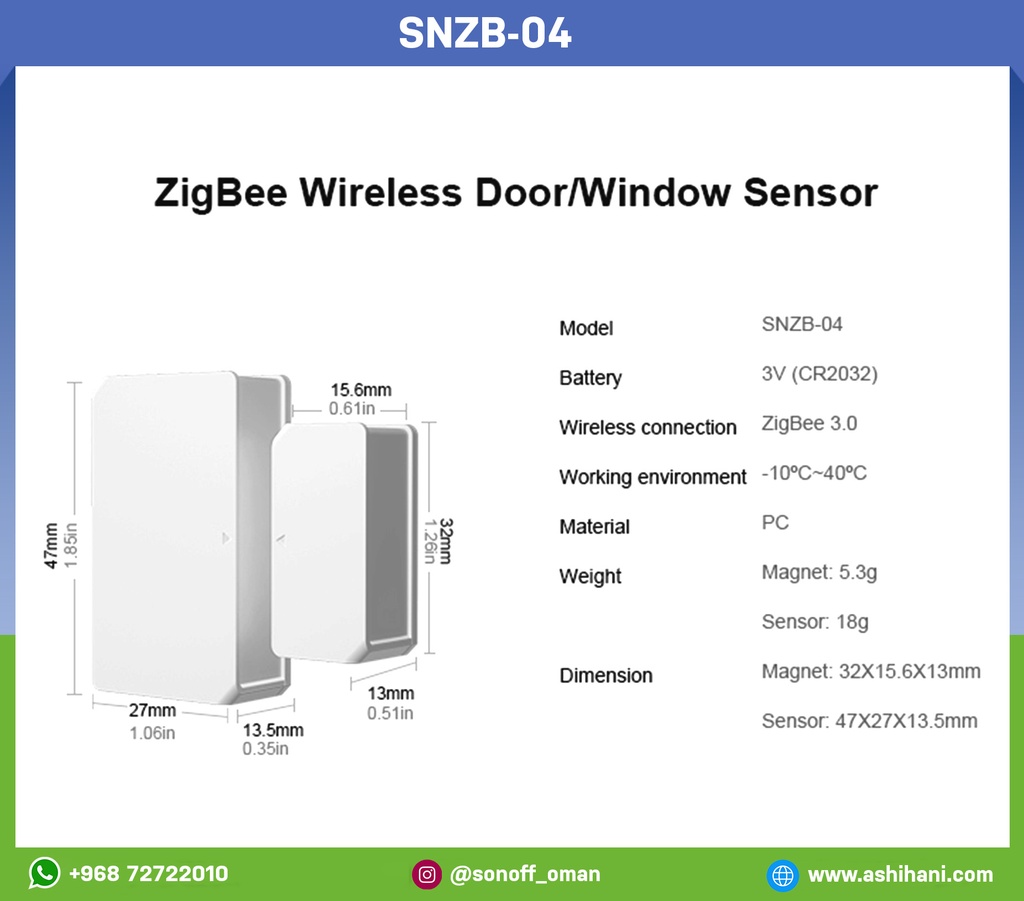 SNZB-04 Door & Windows Sensor