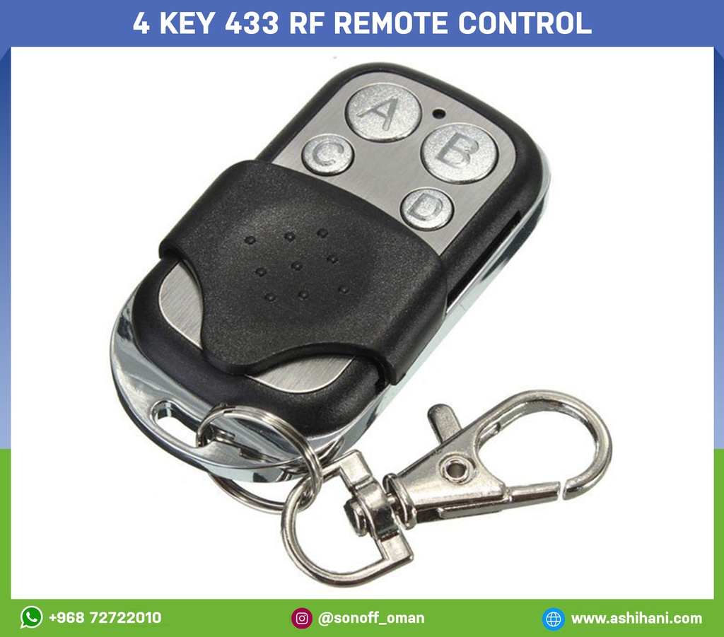 4 Key 433 Remote(No Battery)