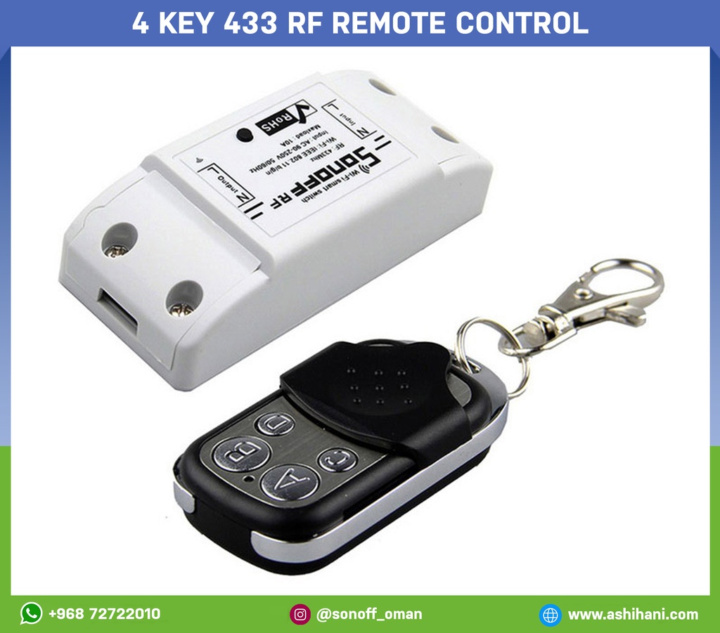 4 Key 433 Remote(No Battery)