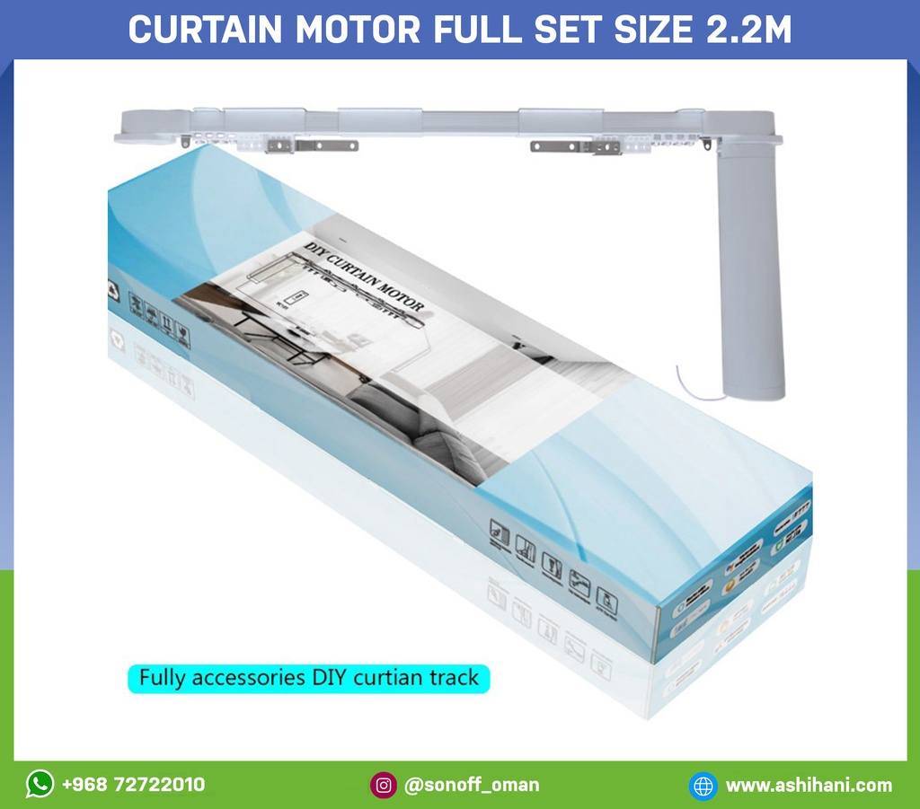 Curtain Motor Full Set Size 2.2M