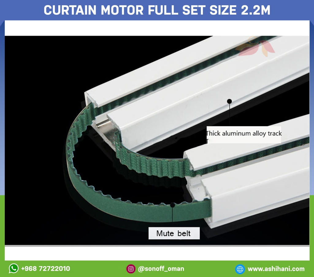 Curtain Motor Full Set Size 2.2M