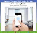 eWelink Wifi Curtain Motor Set 3.2M