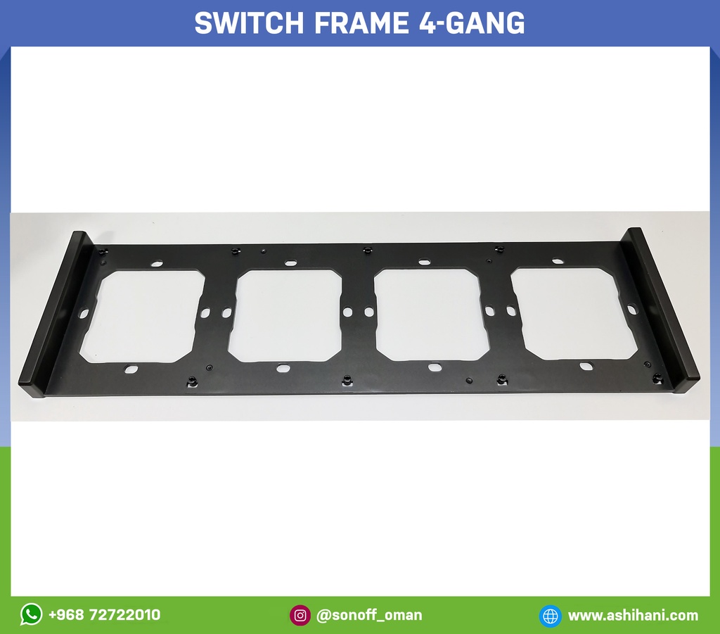 Switch frame 4-gang