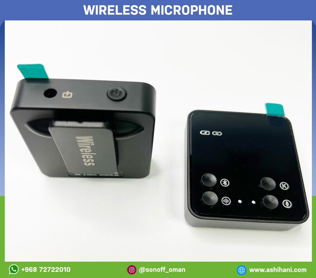 Wireless lapel microphone