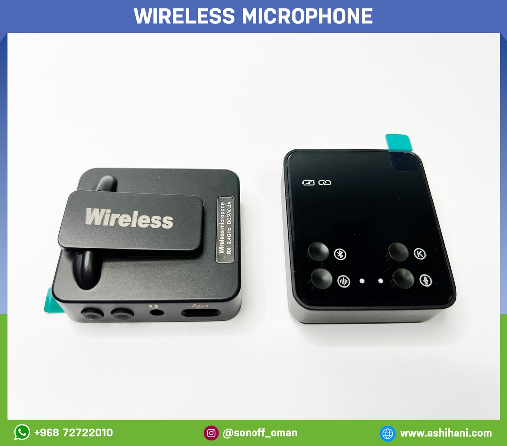 Wireless lapel microphone