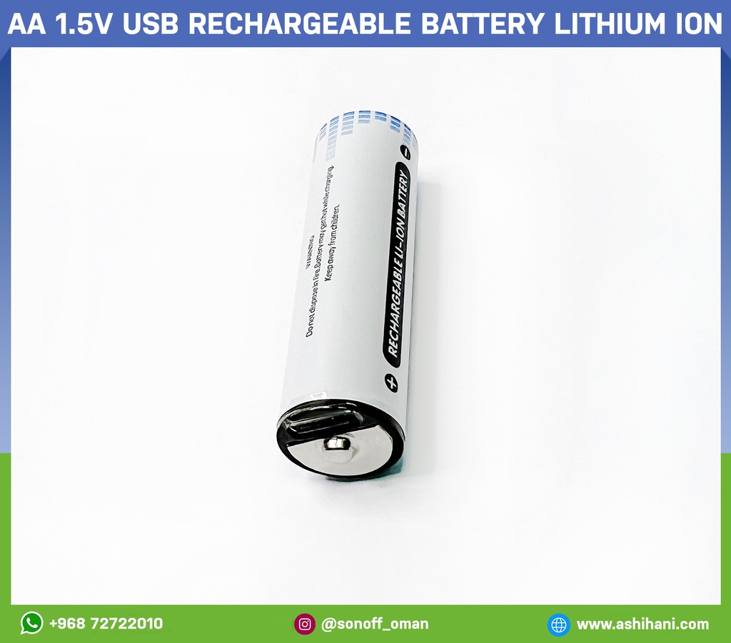AA USB Rechargeable battery lithium ion