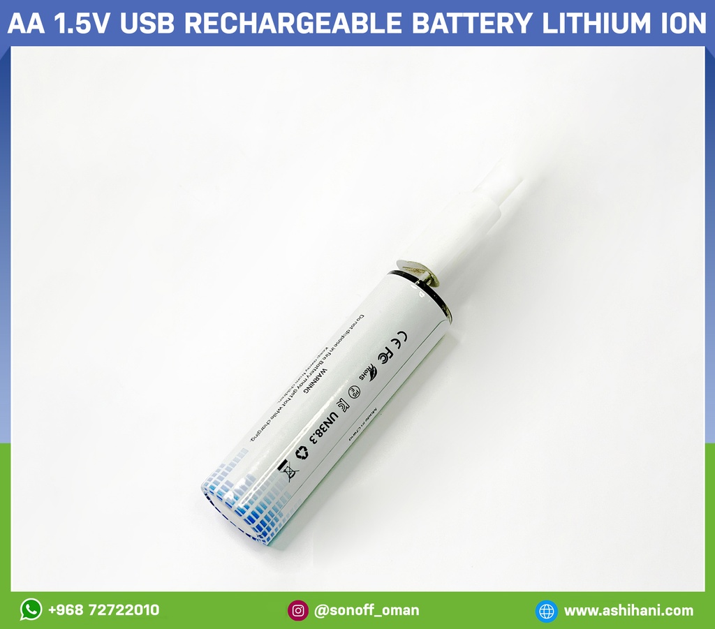 AA USB Rechargeable battery lithium ion