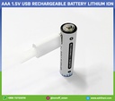AAA USB Rechargeable battery lithium ion