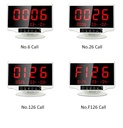 Display receiver table service call button restaurant waiter call system