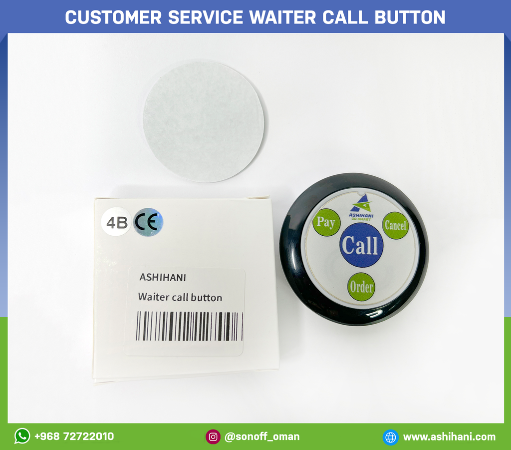 Customer service waiter call button