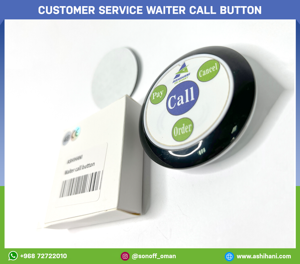 Customer service waiter call button