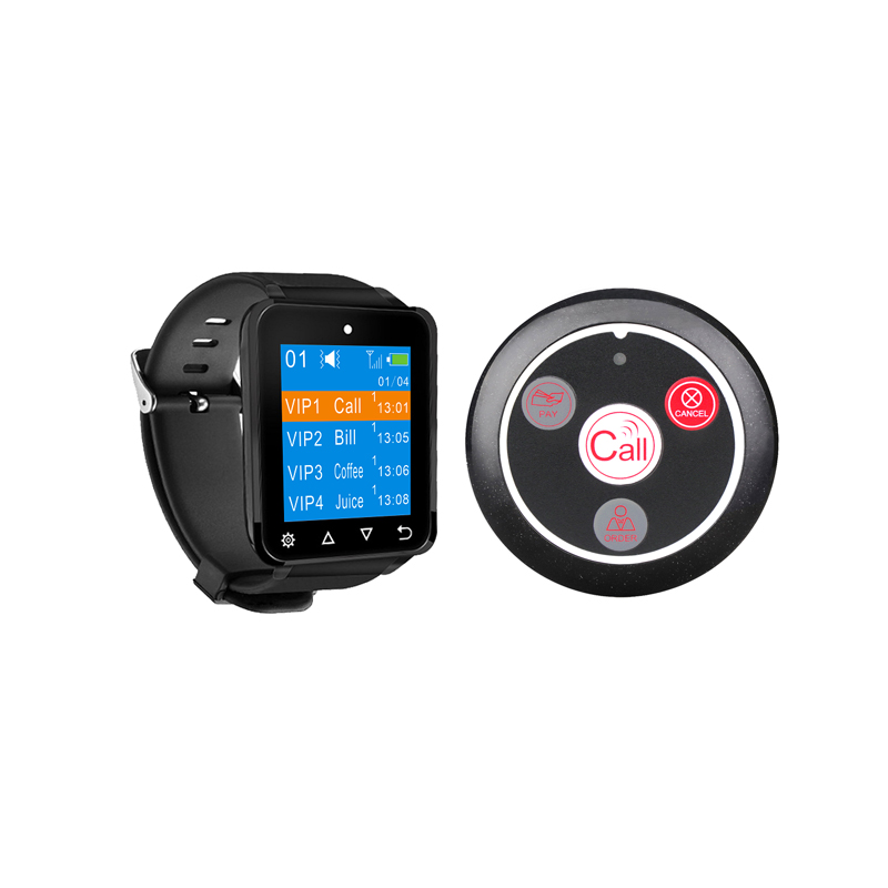 Waterproof wireless watch pager