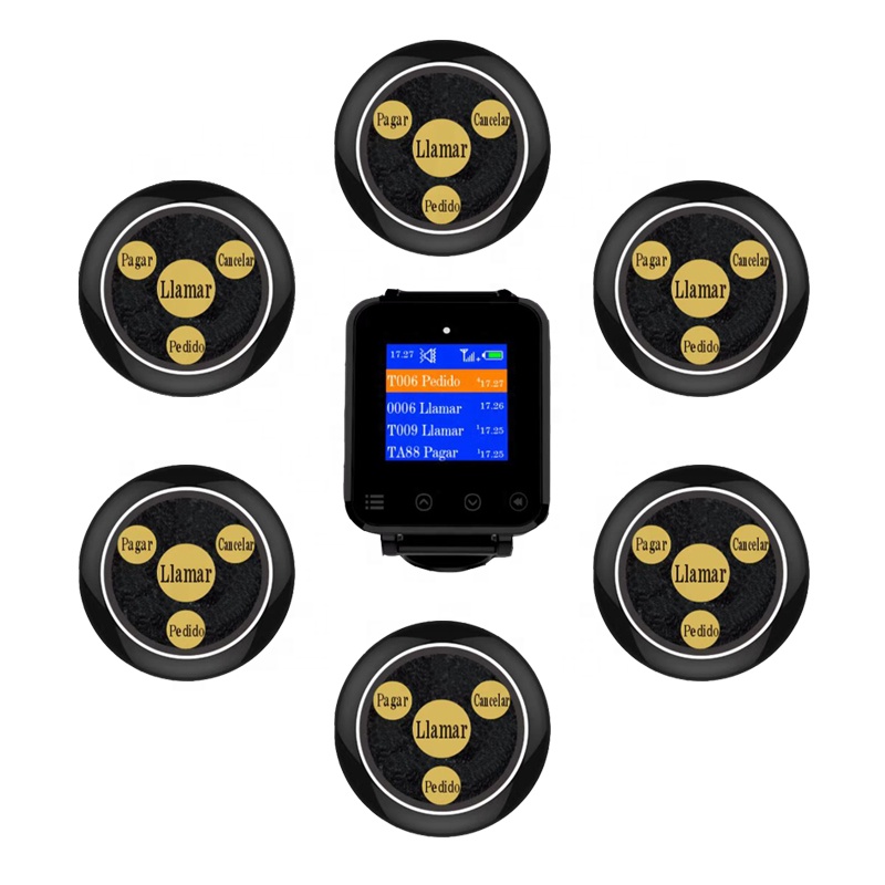 Waterproof wireless watch pager