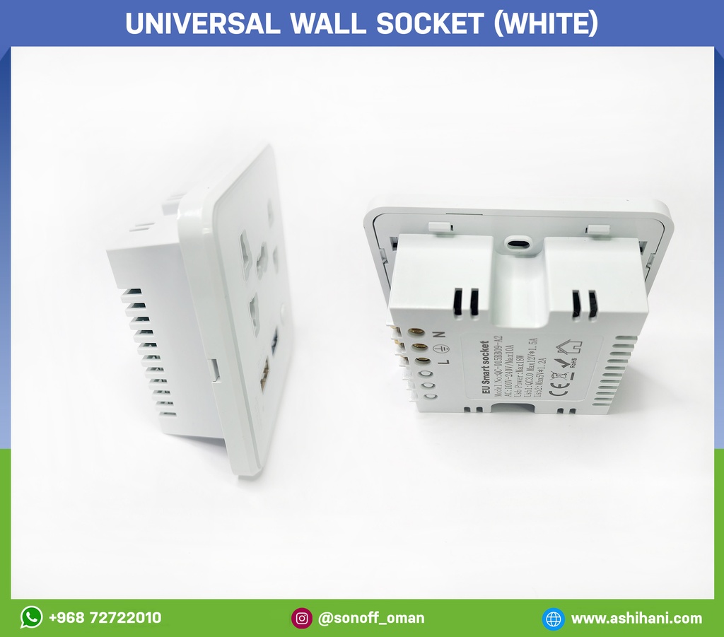 ASHIHANI Universal wall socket