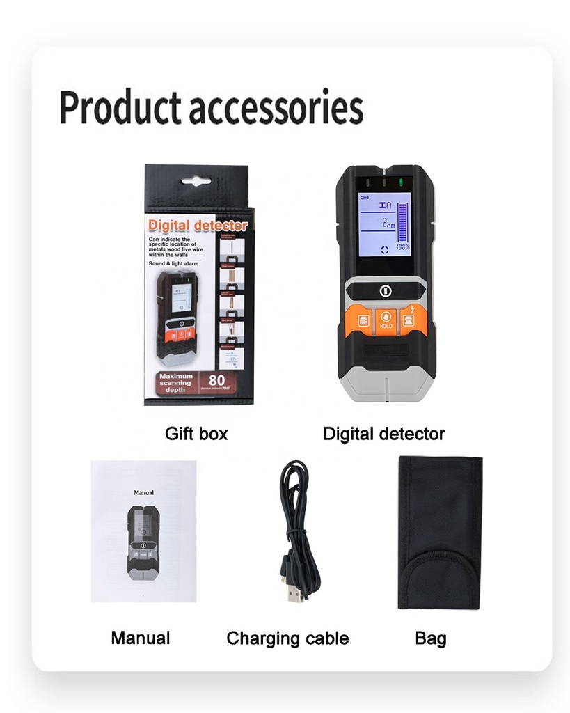 GVDA 4 in 1 Wall Scanners Stud Finder