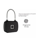 Mini biometric fingerprint padlock