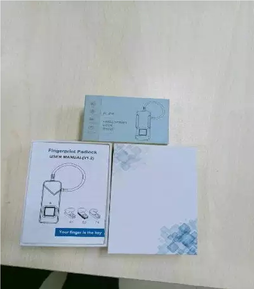 fingerprint biometric padlock with longer belt