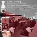 PTZ WiFi Light bulb Camera 2MP HD