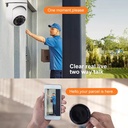 PTZ WiFi Light bulb Camera 2MP HD