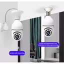 PTZ WiFi Light bulb Camera 2MP HD
