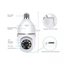 PTZ WiFi Light bulb Camera 2MP HD