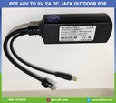 POE 48V to 5V 2A DC jack outdoor PoE