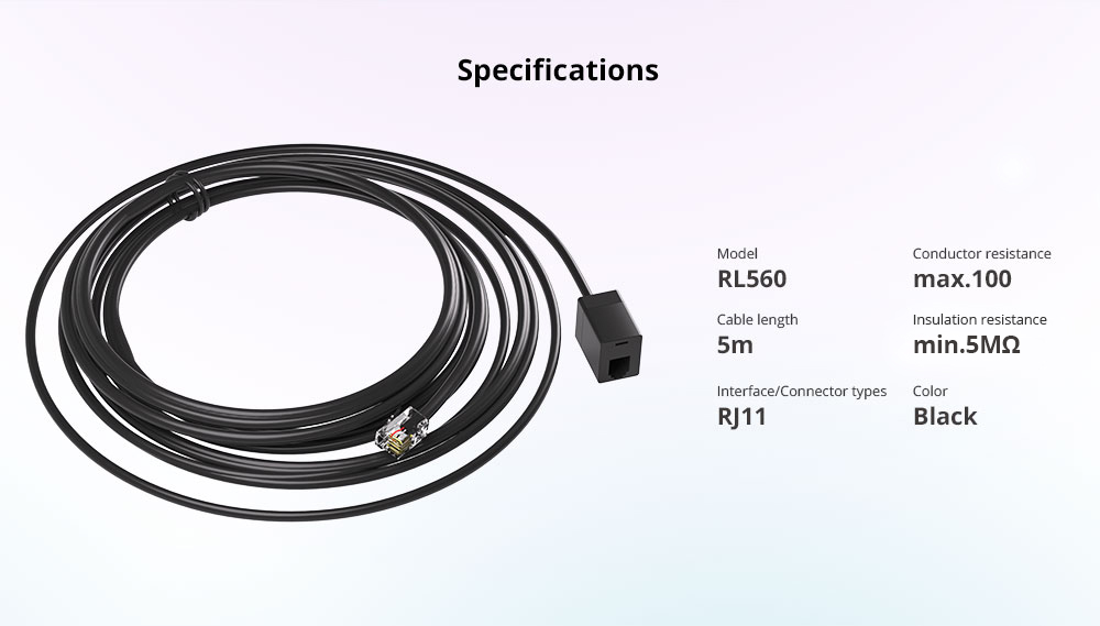 RL560 (RJ11 connector)